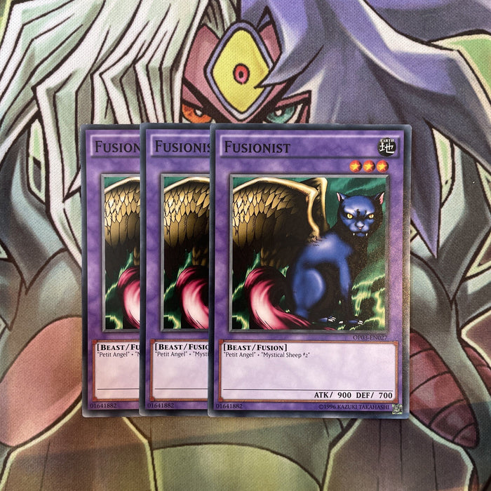OP03-EN027 Fusionist Common x3 Excellent Condition Yugioh