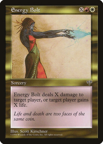 Energy Bolt Mirage Excellent Magic MTG