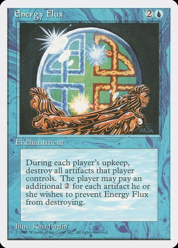 Energy Flux 4th Edition Excellent Magic MTG