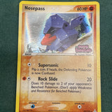 Pokemon Card Nosepass EX Holon Phantoms Reverse Holo Rare STAMPED 25/100 LP