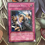 DR04-EN059 Dimension Wall Rare UNL Edition NM Yugioh