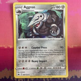 Pokemon Card Aggron Crown Zenith Holo Rare 089/159 Near Mint