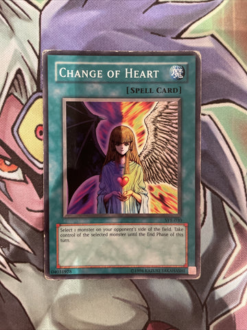 SYE-030 Change Of Heart Common Varying Editions Heavy Play Yugioh Card