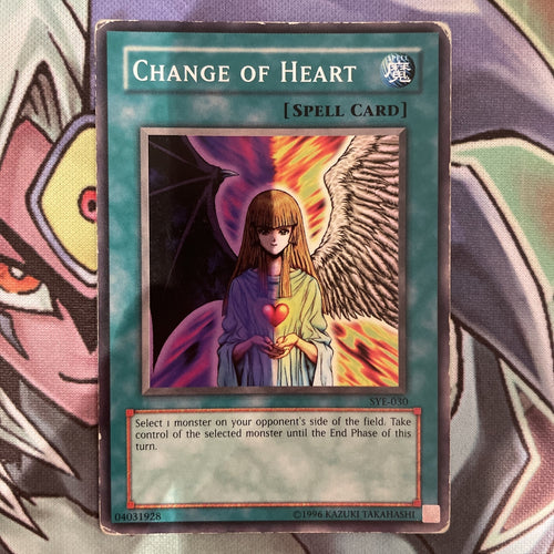 SYE-030 Change Of Heart Common Varying Editions Heavy Play Yugioh Card