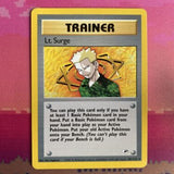 Pokemon Card Lt. Surge Gym Heroes Rare 101/132 Near Mint