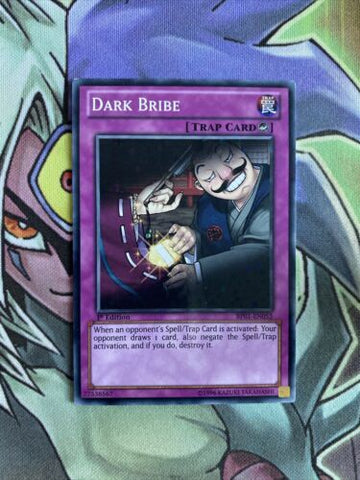 BP01-EN055 Dark Bribe Starfoil Rare 1st Edition NM Yugioh Card