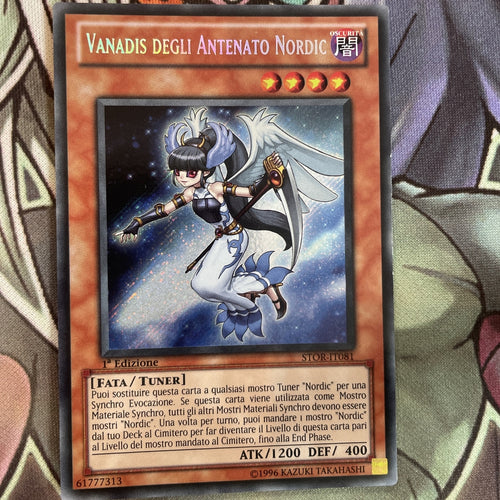 STOR-IT081 Vanadis Of The Nordic Ascendant Secret Rare 1st Ed NM ITALIAN Yugiohh