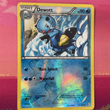 Pokemon Card Dewott Boundaries Crossed Reverse Holo Uncommon 40/149 Near Mint