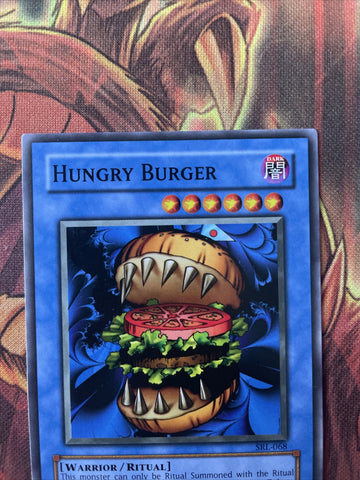 SRL-068 Hungry Burger Common UNLIMITED edition NM Yugioh Card (back)