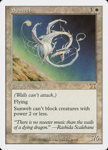 Sunweb - Sixth Edition Rare Excellent Magic MTG