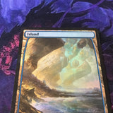 Island Foil - Battle For Zendikar Full Art Excellent Magic MTG