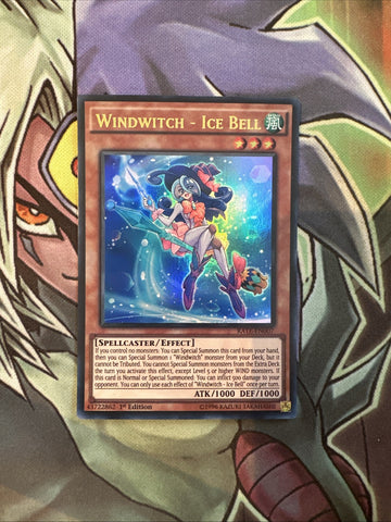 RATE-EN007 Windwitch - Ice Bell Ultra Rare 1st Edition NM Yugioh Card