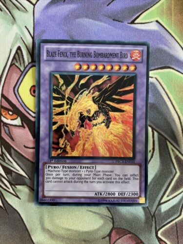 PRC1-EN012 Blaze Fenix, The Burning Bombardment Bird 1st Edition NM Yugioh Card