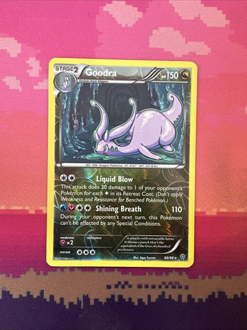 Pokemon Card Goodra Ancient Origin Reverse Holo Rare 60/98 Near Mint