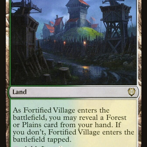 Fortified Village - Phyrexia: All Will Be One Commander Excellent Magic MTG