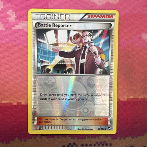 Pokemon Card Battle Reporter Furious Fists Reverse Holo 88/111 Near Mint