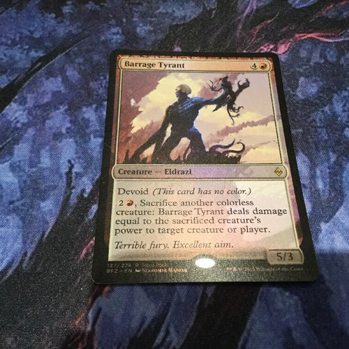 Barrage Tyrant Foil - Battle For Sendikar Excellent Magic MTG