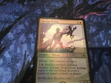 Barrage Tyrant Foil - Battle For Sendikar Excellent Magic MTG (back)