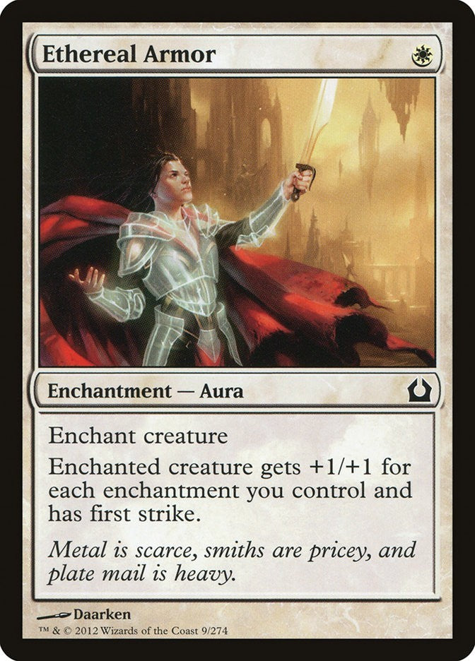 Ethereal Armor Return To Ravnica Excellent Magic MTG