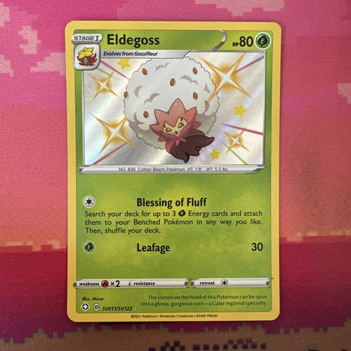 Pokemon Card Eldegoss SV011/SV122 Shiny Shining Fates Near Mint