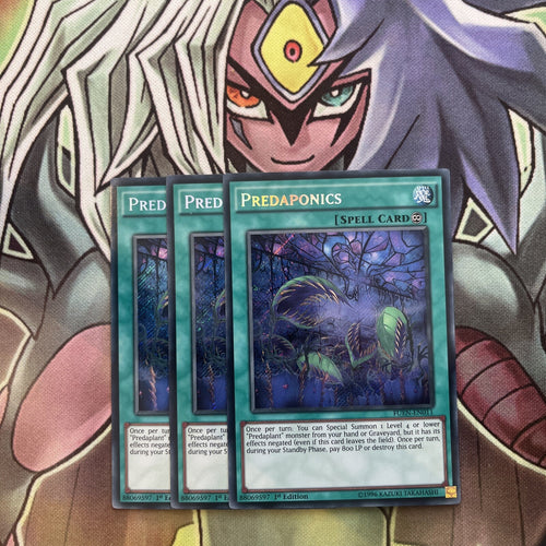 FUEN-EN011 x3 Predaponics Secret Rare Excellent Condition Yugioh