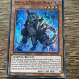 SR06-SP002 Ahrima, the Wicked Warden Super Rare 1st Edition NM SPANISH Yugioh