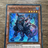 SR06-SP002 Ahrima, the Wicked Warden Super Rare 1st Edition NM SPANISH Yugioh