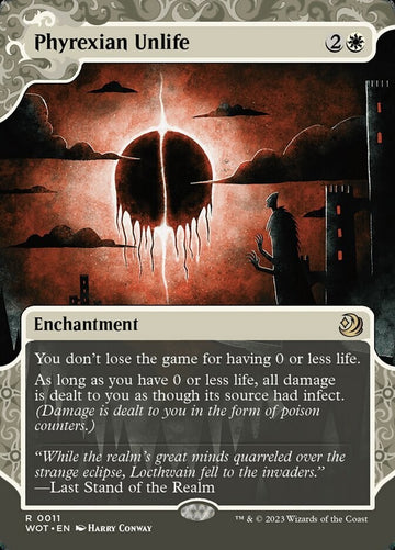 Phyrexian Unlife - Wilds of Eldraine: Enchanting Tales Excellent Magic MTG