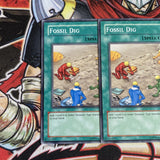 ANPR-EN062 x3 Fossil Dig Yugioh Playset