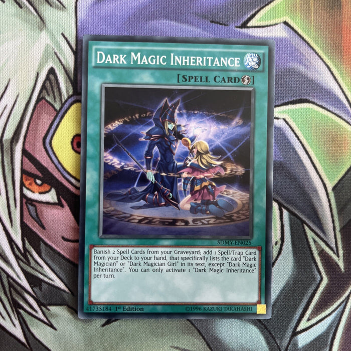 SDMY-EN025 Dark Magic Inheritance Common NM Condition 1st Edition Yugioh Card