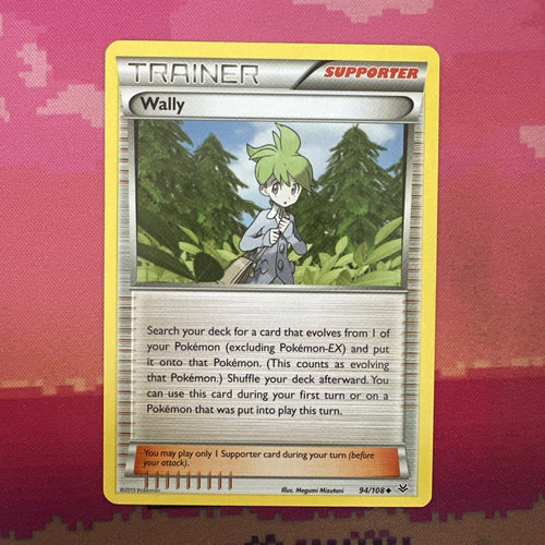 Pokemon Card Wally Roaring Skies Uncommon 94/108 Near Mint