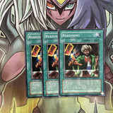 DR1-EN029 x3 Reasoning Common Excellent Condition Yugioh