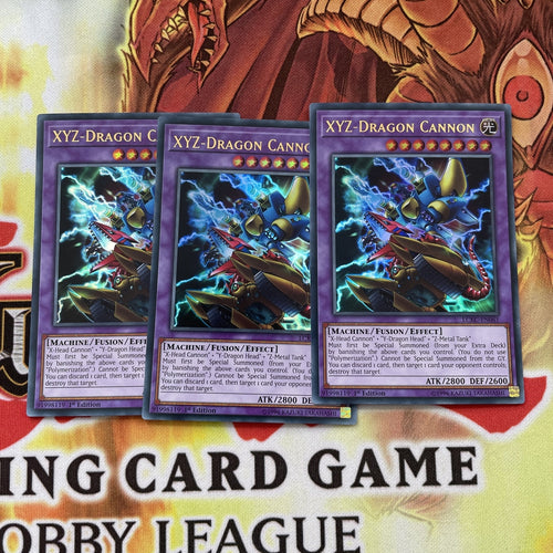 LCKC-EN061 x3 XYZ-DRAGON CANNON YUGIOH CARDS