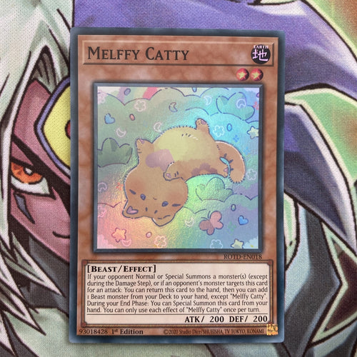 ROTD-EN018 Melffy Catty Super Rare 1st Edition NM Yugioh Card