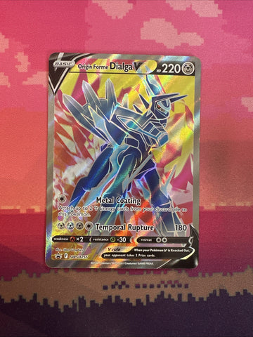 Pokemon Card Dialga V SWSH255 Black Star Promo Near Mint