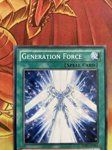 REDU-EN063 Yugioh Generation Force Unlimited Edition NM (back)