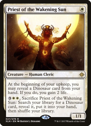 Priest Of The Wakening Sun - Ixalan Excellent Magic MTG