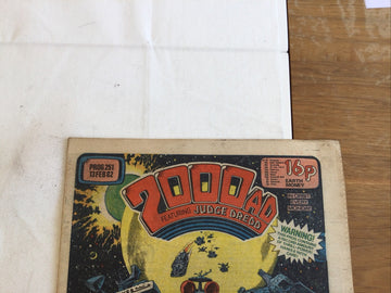 2000AD - Judge Dredd Prog 251  February 1982 (back)