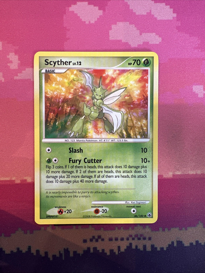 Pokemon Card Scyther Majestic Dawn Uncommon 46/100  Near Mint