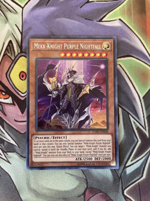 EXFO-EN020 Mekk-Knight Purple Nightfall Secret Rare UNL Edition NM Yugioh Card