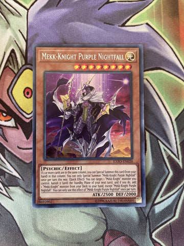 EXFO-EN020 Mekk-Knight Purple Nightfall Secret Rare UNL Edition NM Yugioh Card