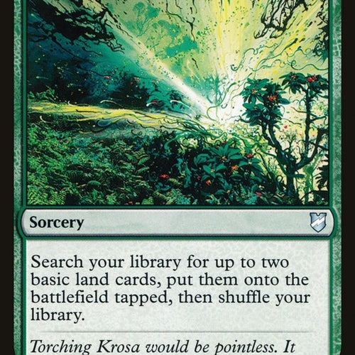 Explosive Vegetation Commander Excellent Magic MTG