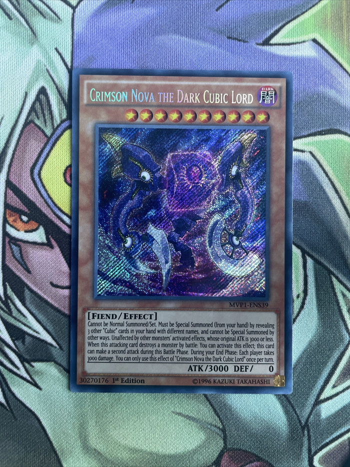 MVP1-ENS39 Crimson Nova The Dark Cubic Lord Secret 1st Edition NM Yugioh Card