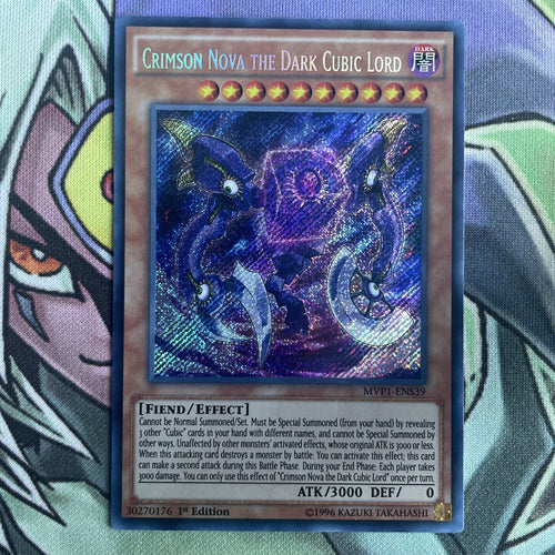 MVP1-ENS39 Crimson Nova The Dark Cubic Lord Secret 1st Edition NM Yugioh Card