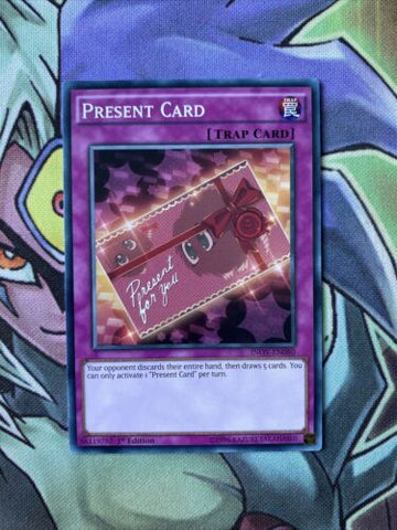 INOV-EN080 Present Card Common 1st Edition NM Yugioh Card