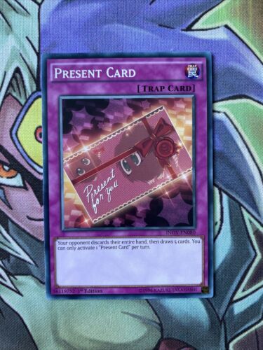 INOV-EN080 Present Card Common 1st Edition NM Yugioh Card