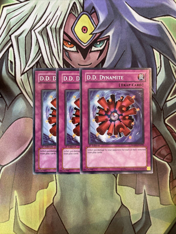 SDDE-EN035 x3 D.D. Dynamite Common Excellent Condition Yugioh