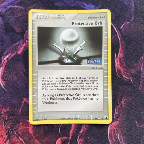 Protective Orb - 90/115 | Reverse | EX Unseen Forces | Very Good Pokemon