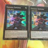 WSUP-EN027 Yugioh 3x Super Rare Gagaga Samurai 1st Edition (Mixed)