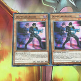 LED6-EN031 Doppelwarrior Playset (3 copies) | Common | 1st Edition Yugioh